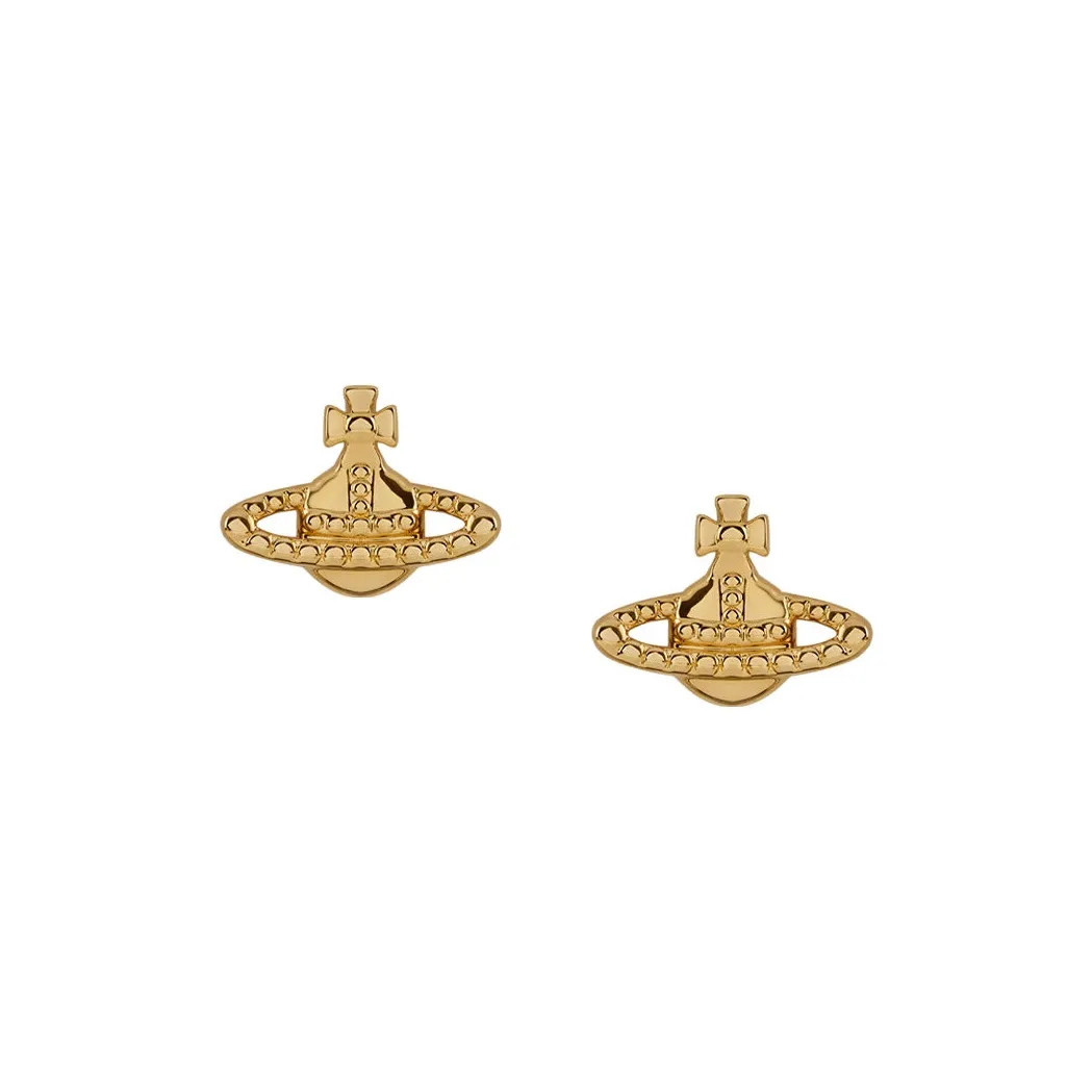 Vivienne Westwood Brass Stud Серьги Женские Золото