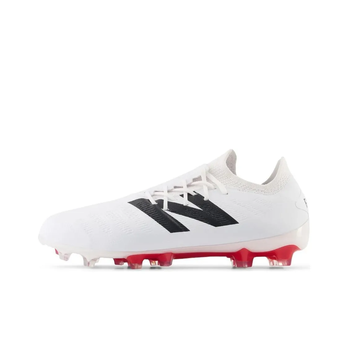 New Balance Furon V7 + Destroy HG W75 Cushioning Wear Resistant Soccer Shoes Unisex White Red