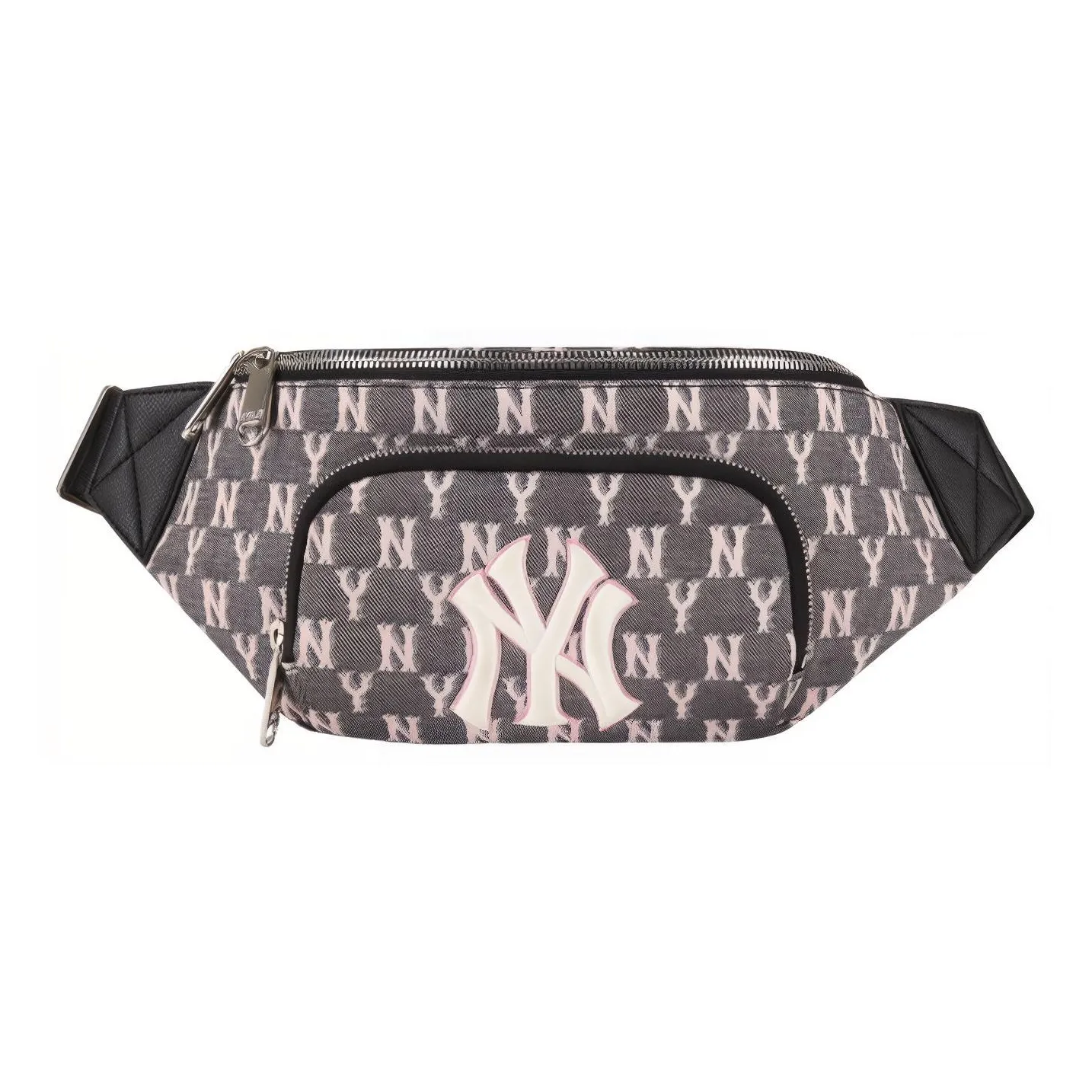 MLB MONOGRAM Коллекция Полиэстер Сумка через плечо Бантика Сумка Обычная Унисекс Грязно-розовый С принтом