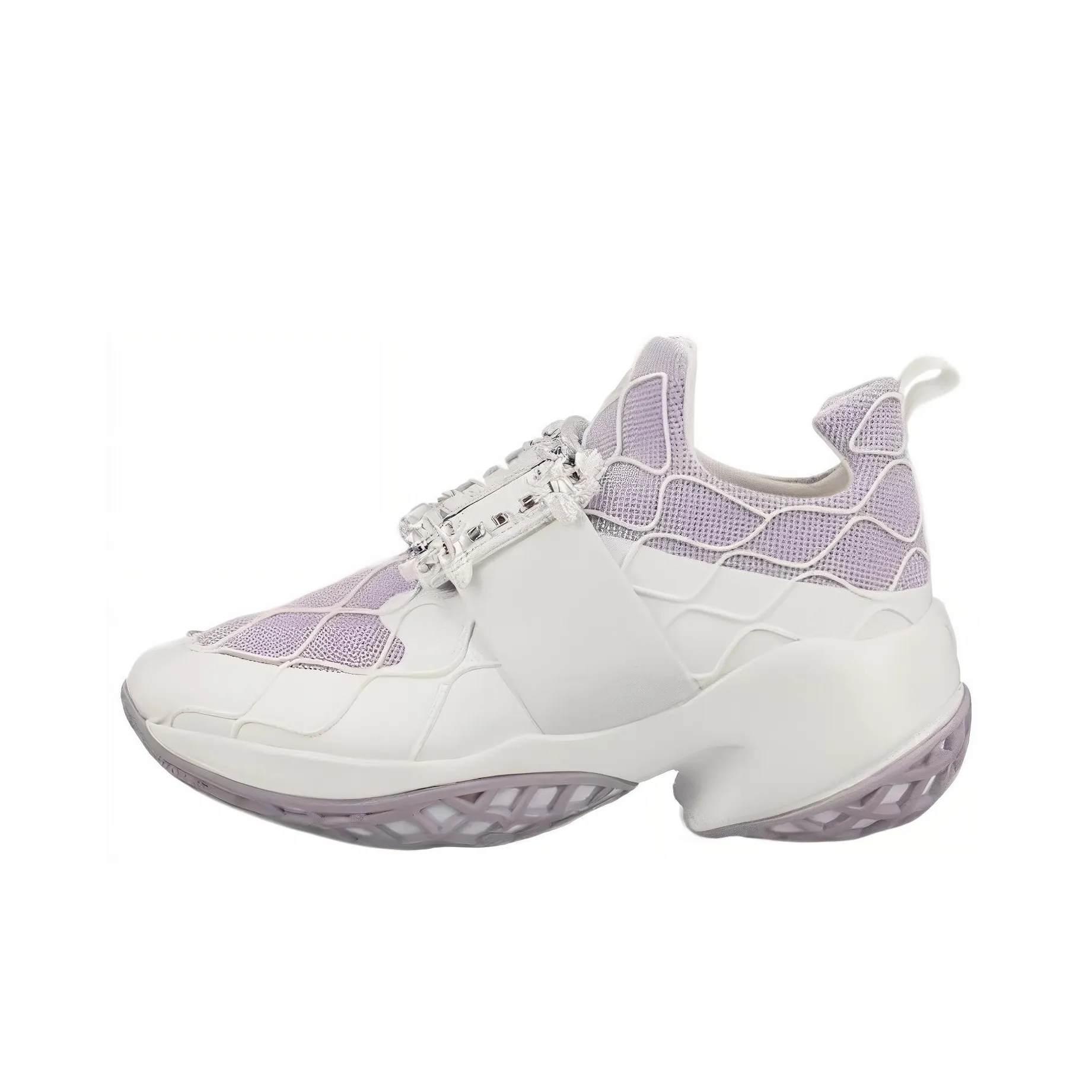 Roger Vivier Low Top Casual Shoes Women's Purple White