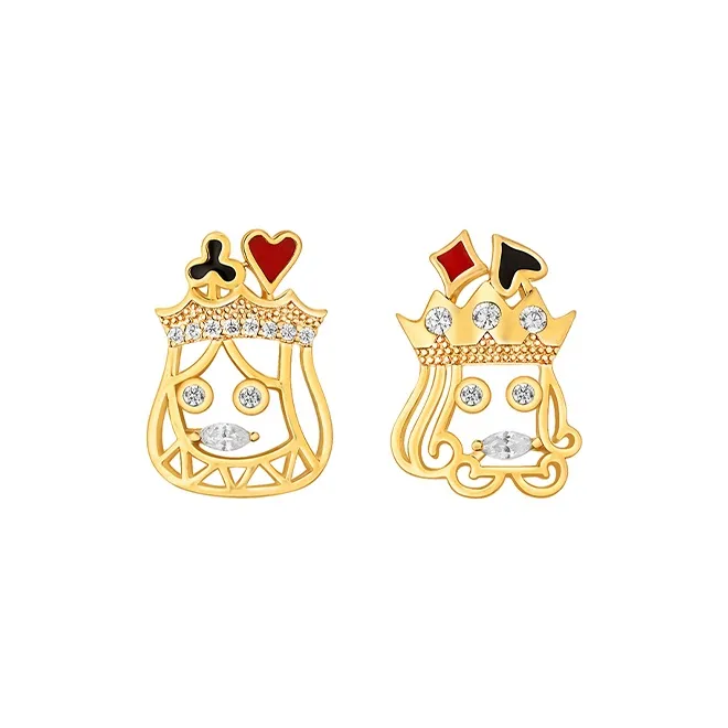Glam Ever Серьги-гвоздики из золота для женщин