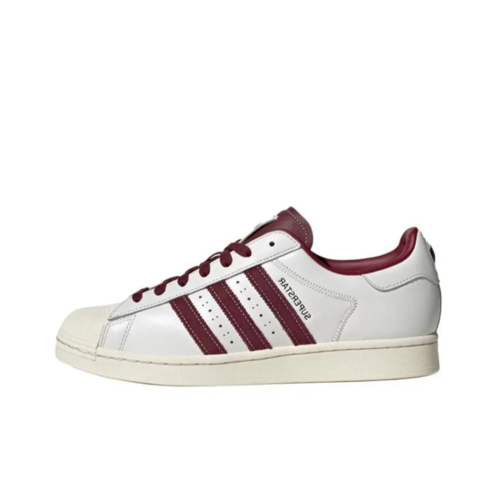 Adidas Superstar 'Off White Maroon'