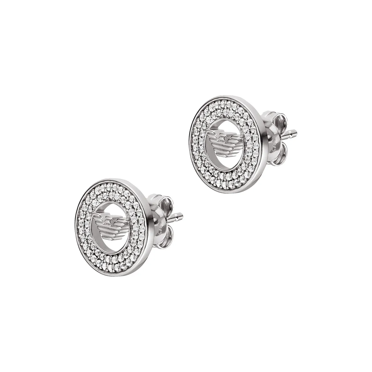 EMPORIO ARMANI Sterling Silver Stud Earrings