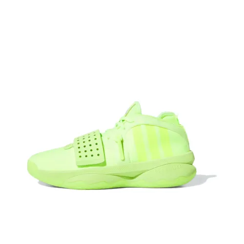 Adidas Dame 8 Extply Баскетбольные кроссовки MID Топ Зеленый Мужские