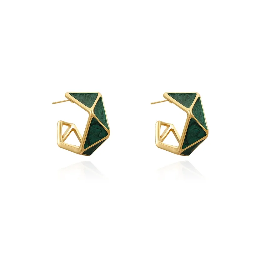 VAN GOGH Alloy Stud Earrings Women's