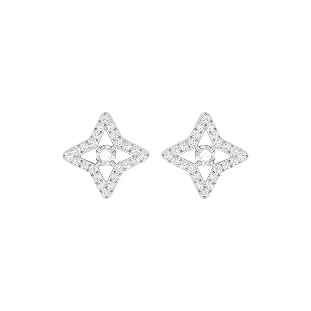 Swarovski Sparkling Dance Faux Crystal Stud Earrings Women's