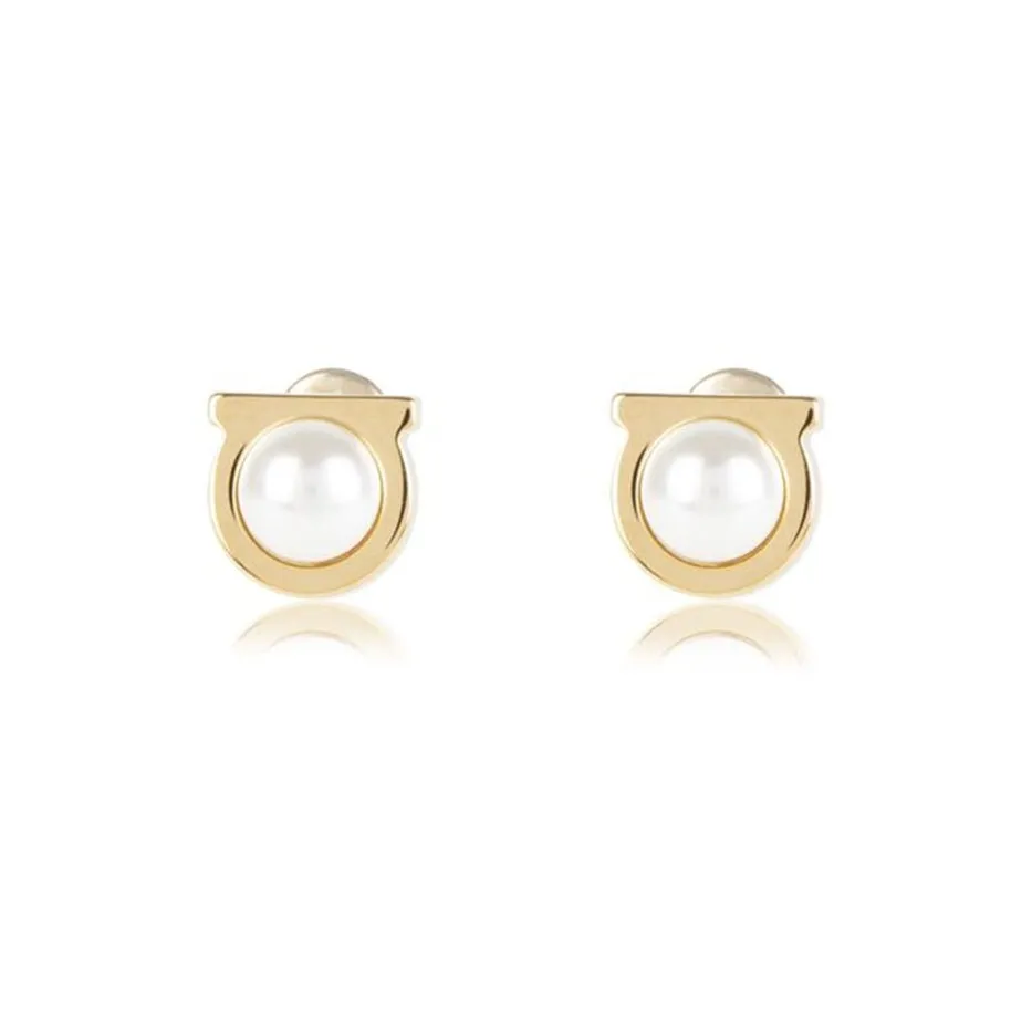 Ferragamo Embellished Stud Earrings