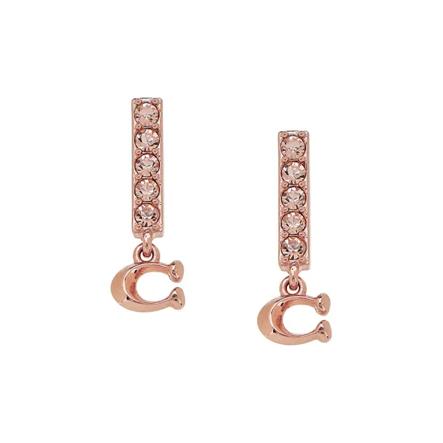 COACH Металл Серьги-гвоздики Женские Золото