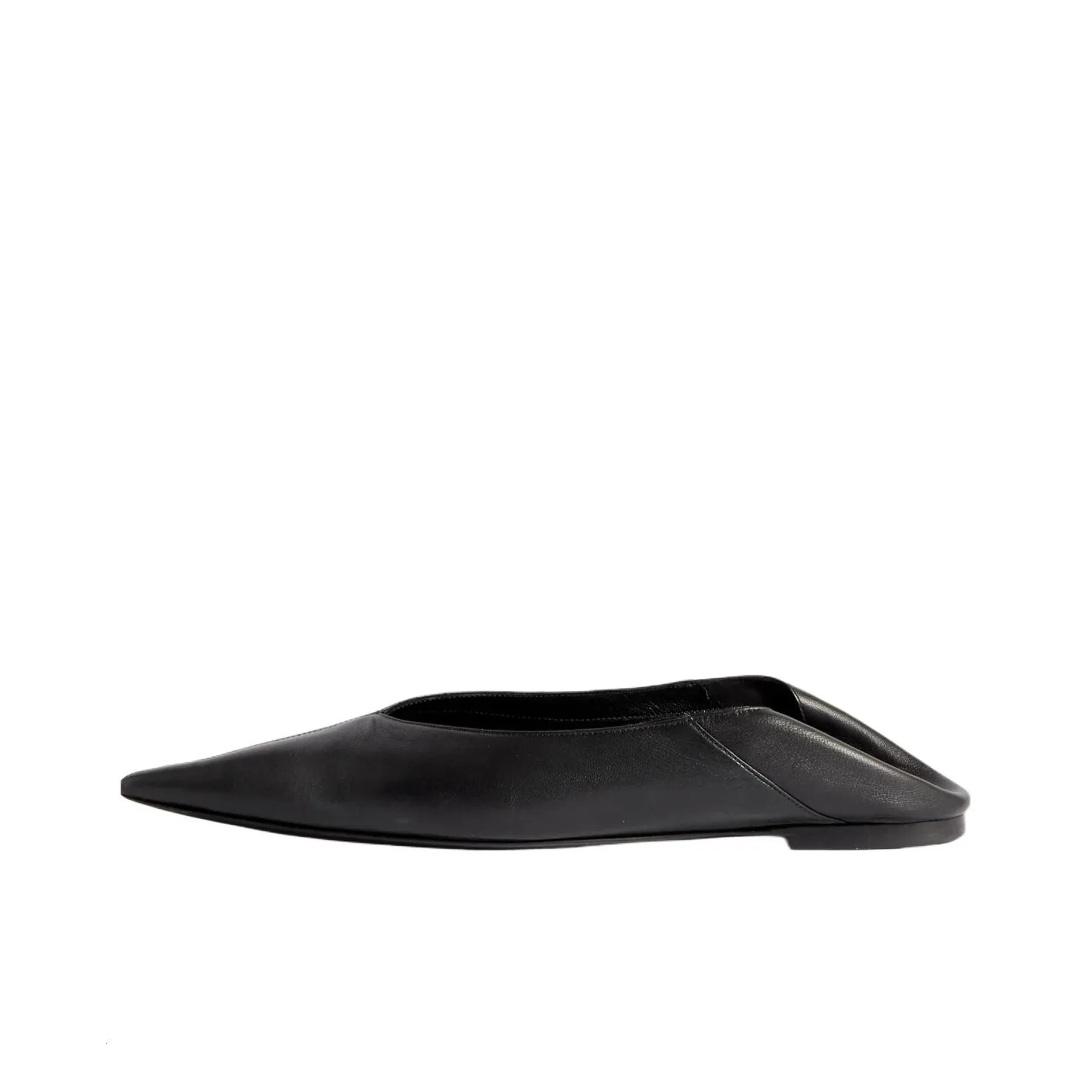 SAINT LAURENT Pointed Toe Slip On Flat Shoes Women's