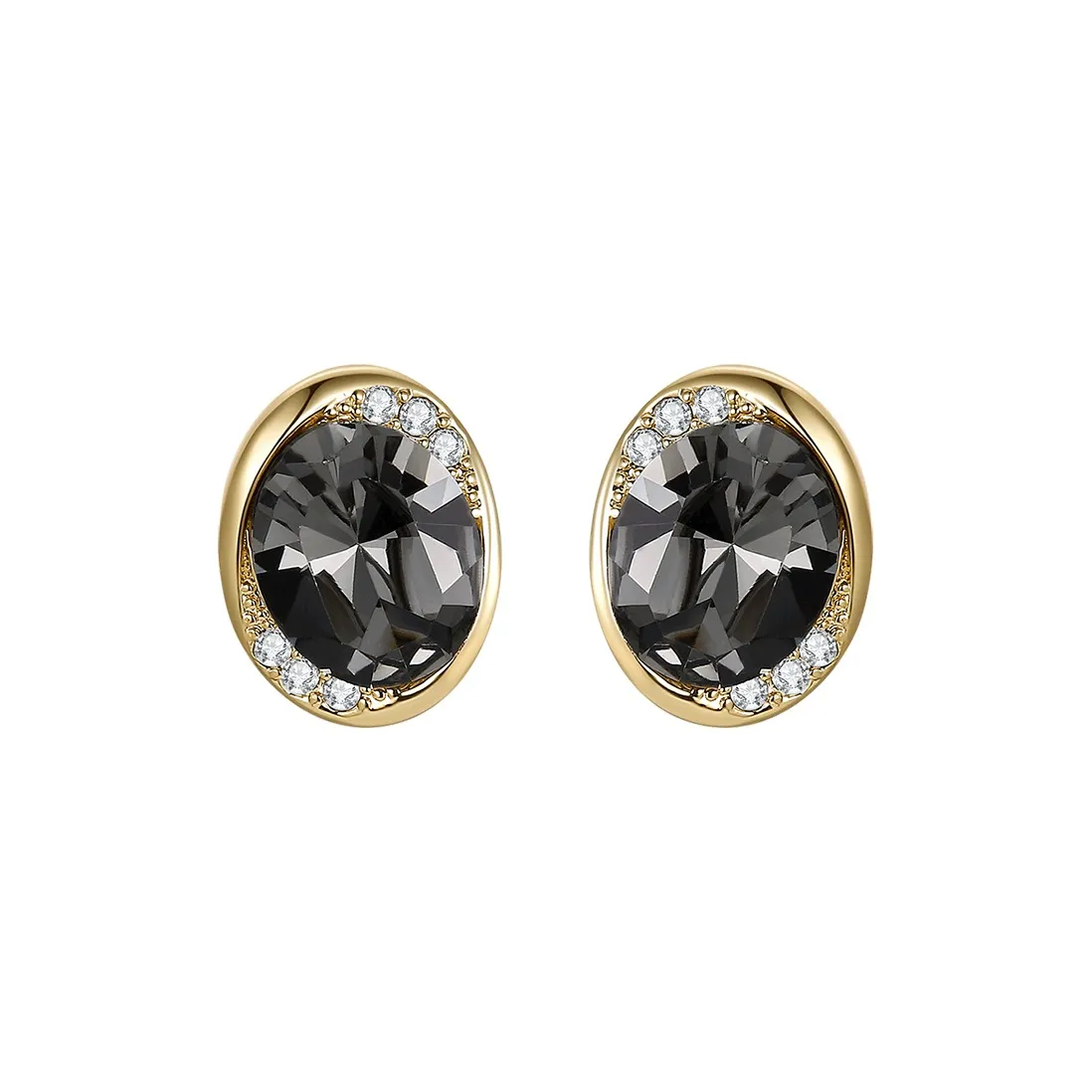 HMZ Серьги-гвоздики Золотые Женские