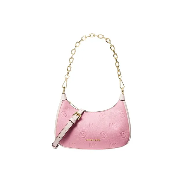 MICHAEL KORS Пэчворк Кожа Сумка через плечо Портативная Сумка через плечо Средняя Женская Розовая Серый Коричневый