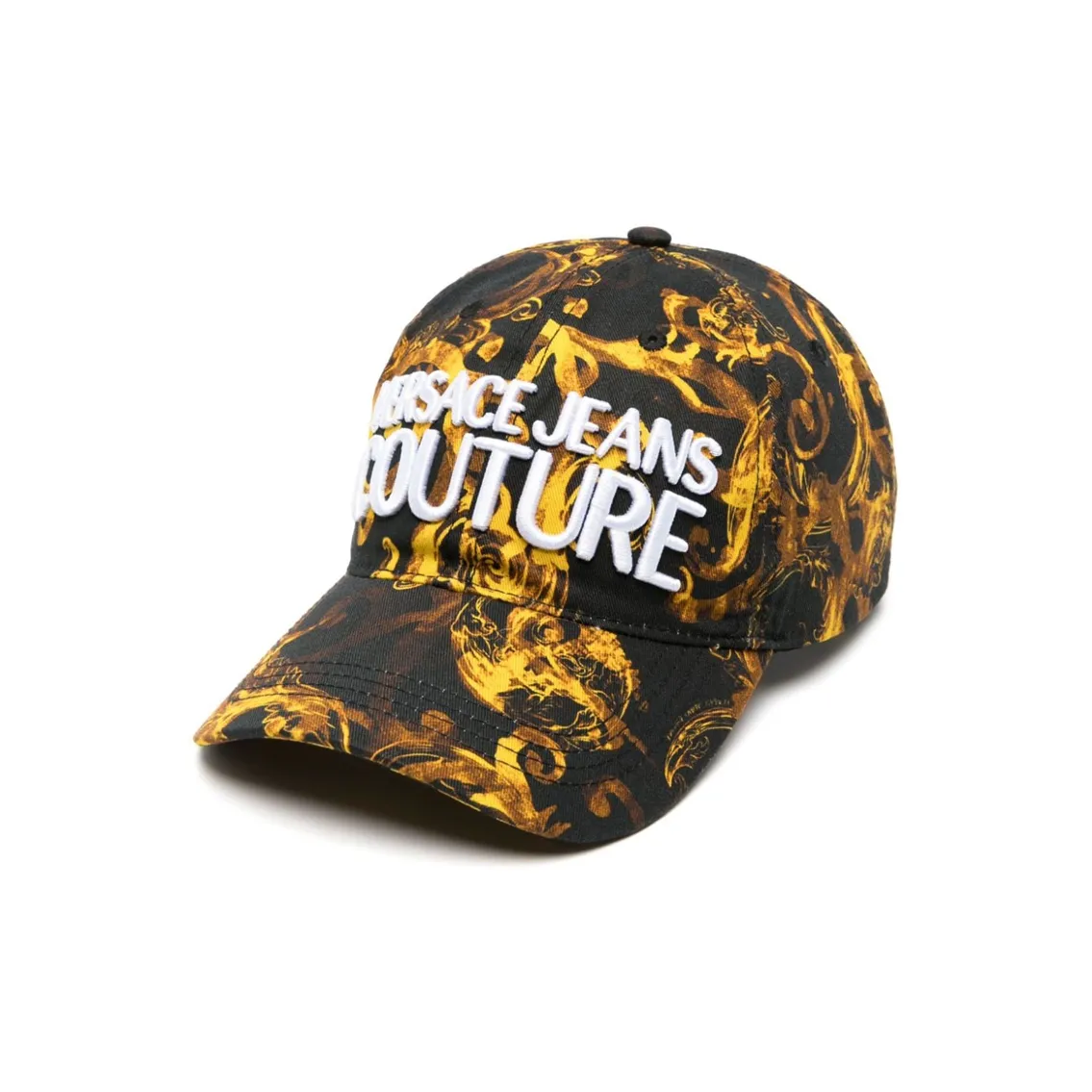 VERSACE JEANS COUTURE Barocco-print Cotton Cap