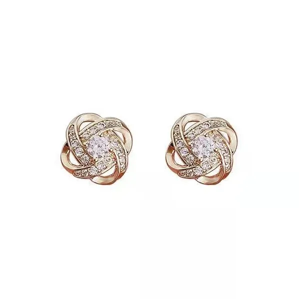 Серьги-гвоздики Vegetarian Alloy Women's