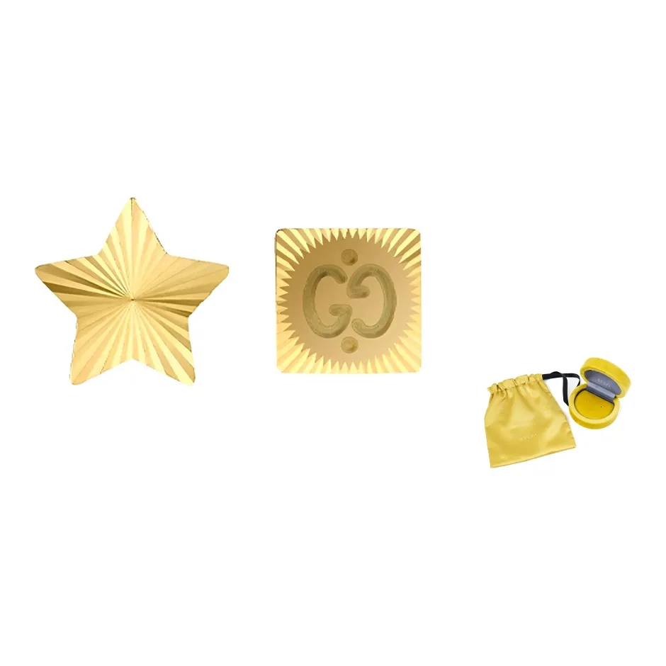 GUCCI Stud Earrings Women's Gold