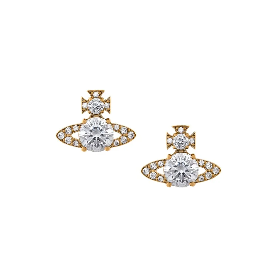 Vivienne Westwood ISMENE Brass Stud Серьги Унисекс Золото