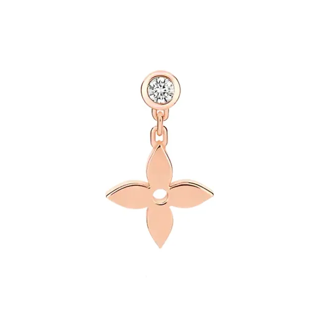 LOUIS VUITTON Idylle Blossom Ear Stud Pink Gold And Diamond   Per Unit