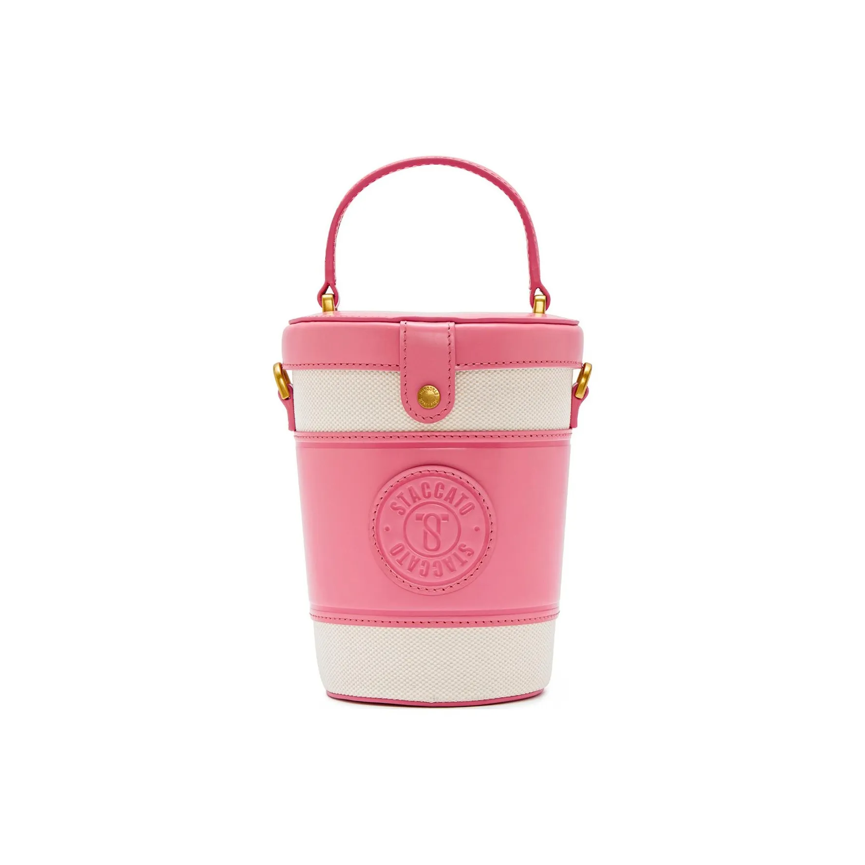 Staccato Сумка из ткани с коровьей кожей ведрообразная сумка сумка через плечо женская сумка