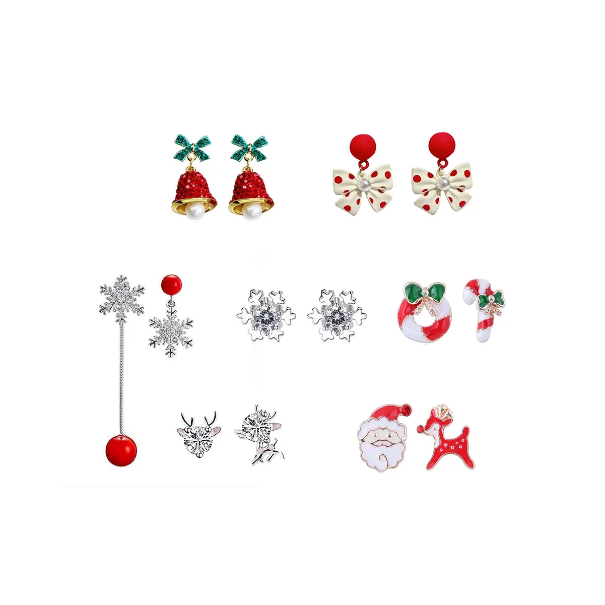 Серьги-гвоздики из серебра 925 пробы DJIN женские