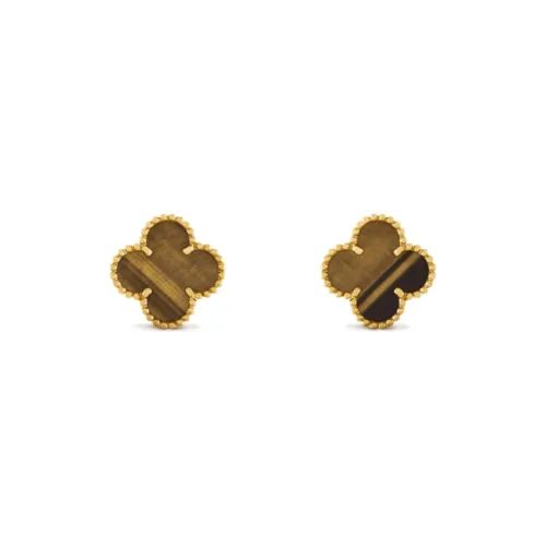 Van Cleef & Arpels Alhambra Four Leaf Lucky Series Серьги-гвоздики Женские