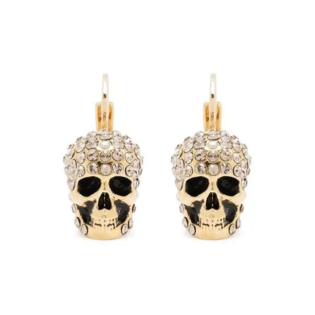 Alexander McQueen Skull Drop Earrings