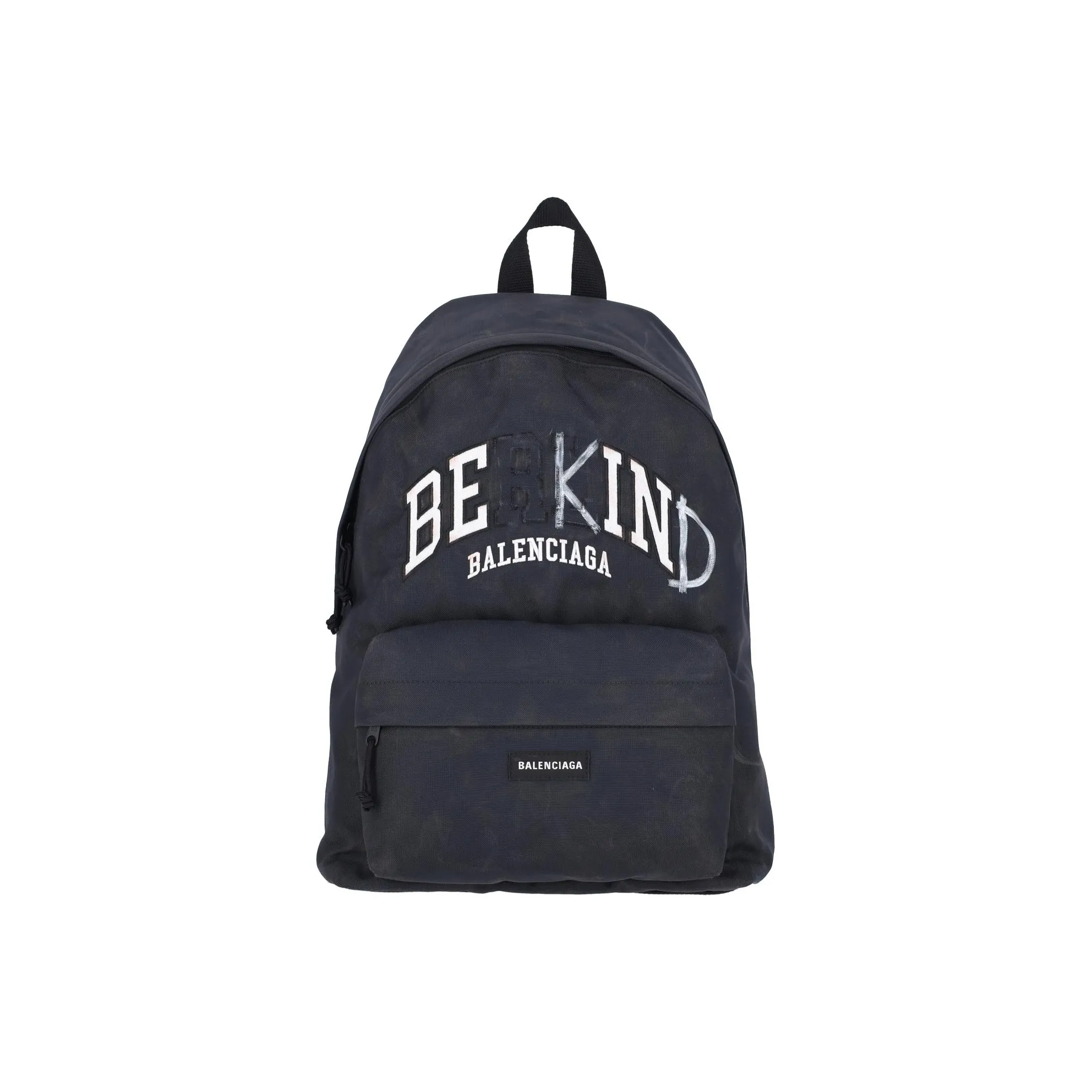 Balenciaga Canvas Backpack Men's Black
