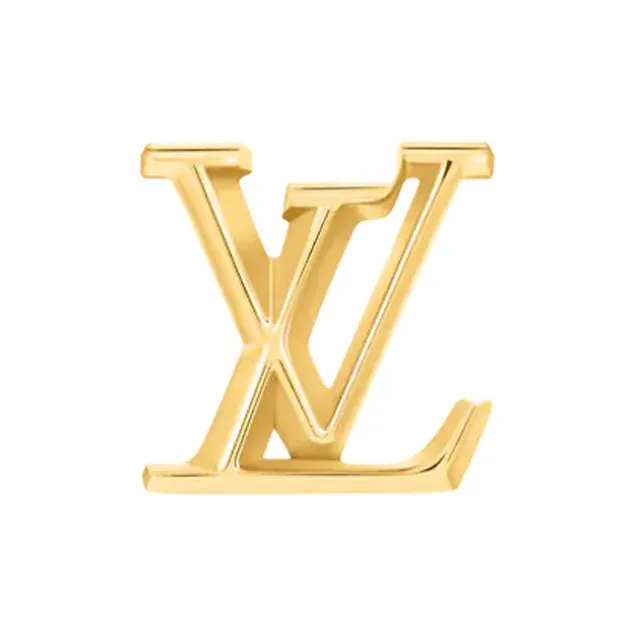 LOUIS VUITTON Nigo & Virgil Abloh Pyramidal Lv Ear Stud