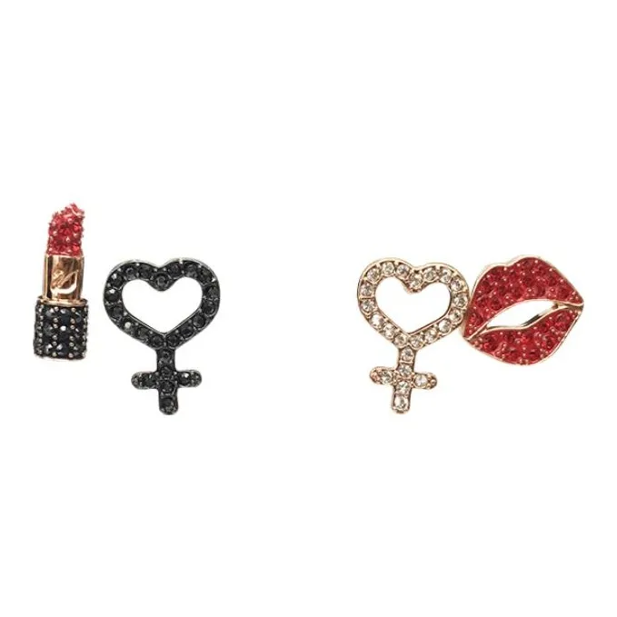 Swarovski Metal Stud Earrings Women's