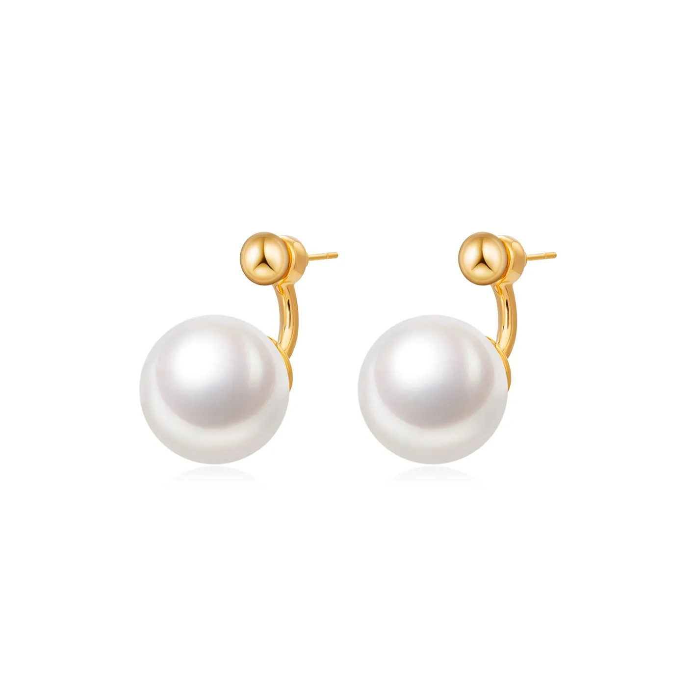 CLORIS YING Серебро S925 Shell Pearl Alloy Stud Earrings Women's