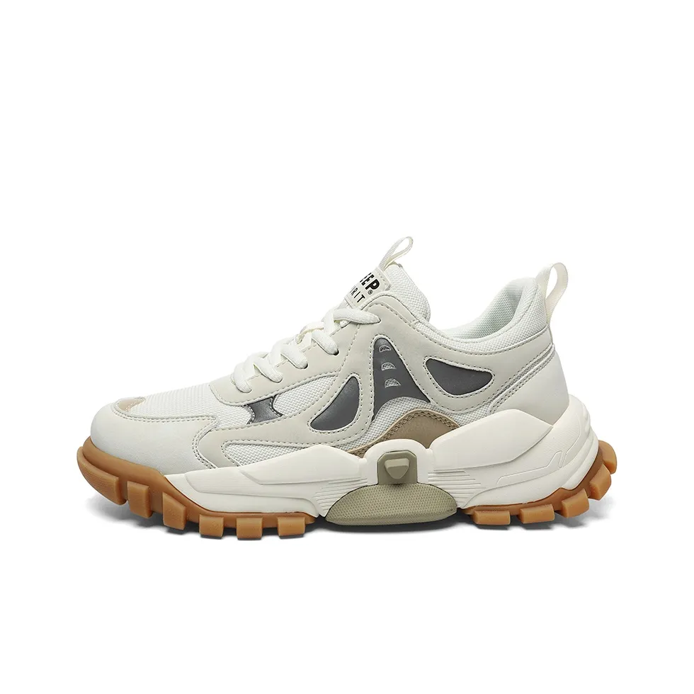 JEEP SPIRIT Низкий топ массивные кроссовки мужской светло-песочный