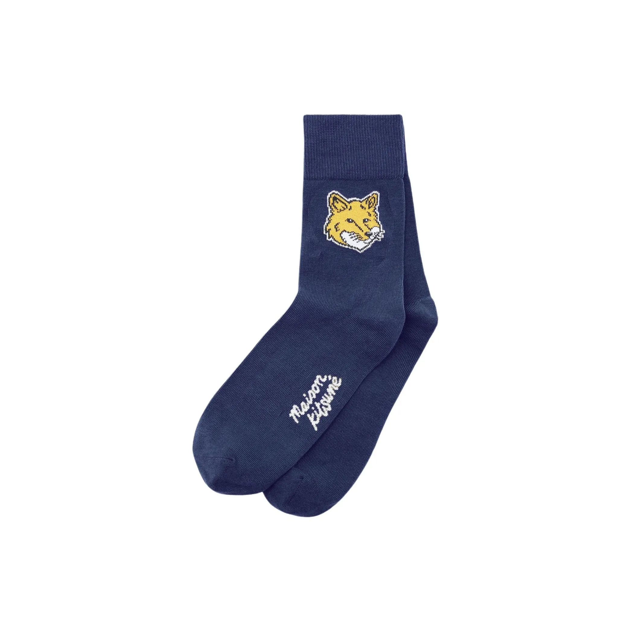 Maison Kitsuné Fox Intarsia Knit Socks