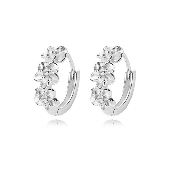 MUYAN Сплав Цветущая слива Серьги-кольца Женские