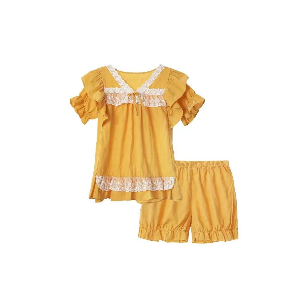 Teenie Weenie Пижамный комплект Женские Весенний Теплый Солнечный