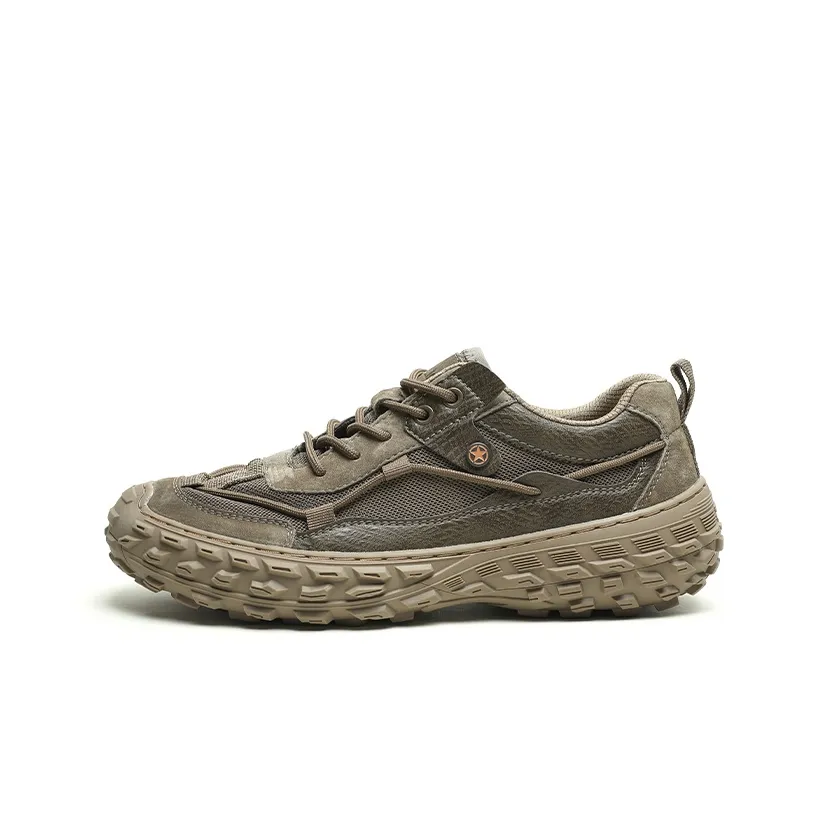 Mulinsen Work Boots Men Low Top Sand