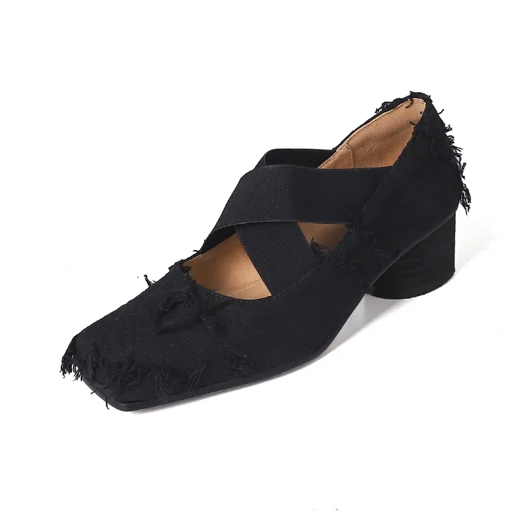 Echo yolo Грубый каблук Туфли Мэри Джейн Женские