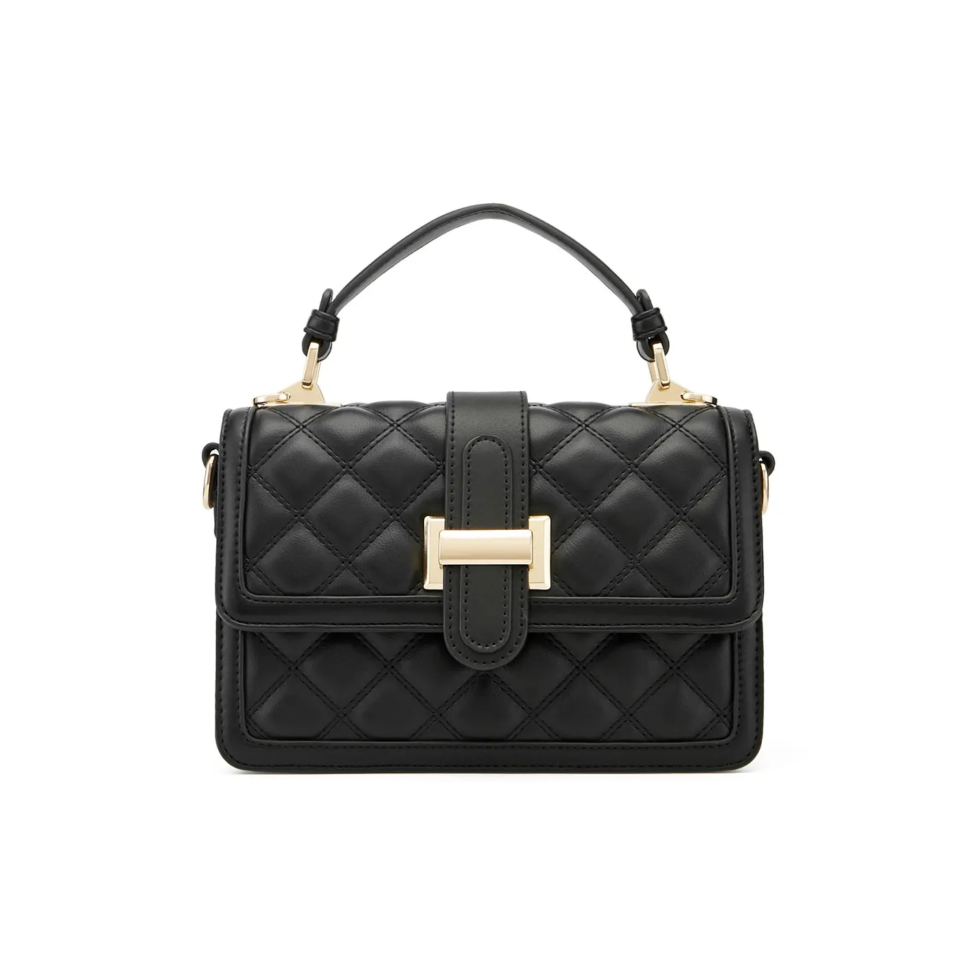 JOSINY Premium Luxury Versatility Handbag, Crossbody Bag Regular Women's Black/Ecru