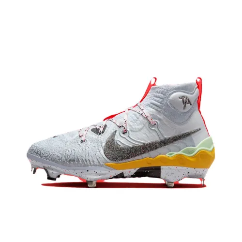 Кроссовки для тренировок NIKE Alpha Huarache NXT MID Топ Бело-серый Желтый Мужские