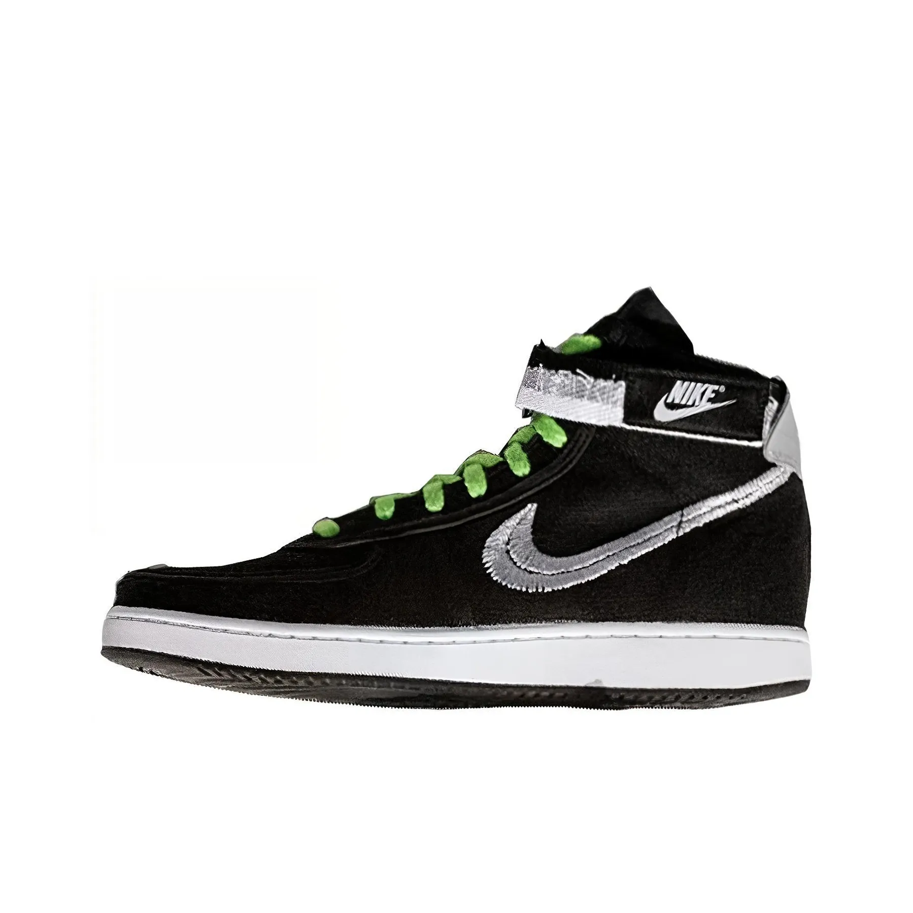 Nike x Stussy Air Vandal Abrasion Resistant Breathable High Top Skateboard Shoes Unisex Black White
