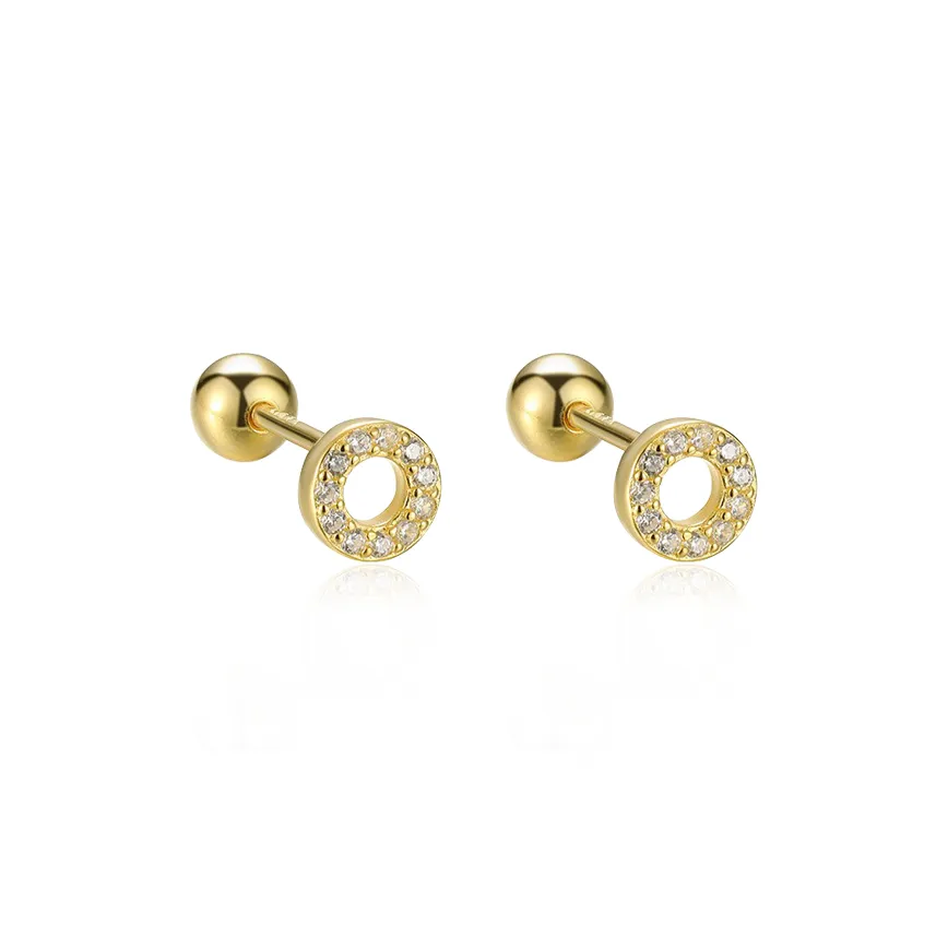 7℃ S925 Silver Stud Earrings Unisex