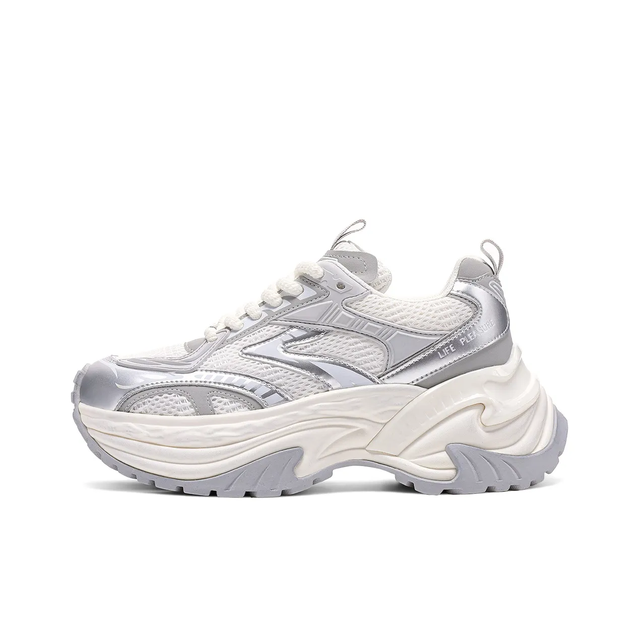 C°BANNER Chunky Sneakers Women's Low top Silver