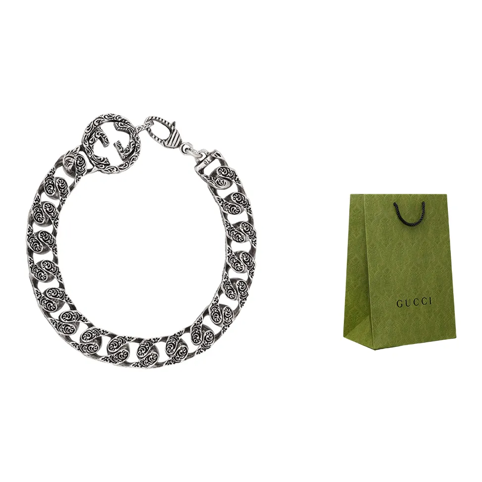 GUCCI Interlocking Chain Bracelet