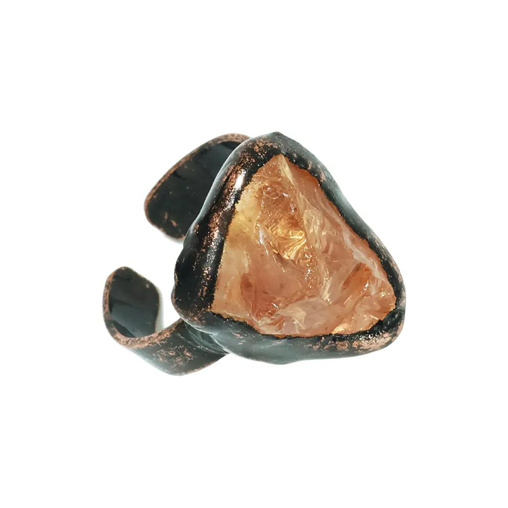 Get'em ON Медные Кольца Унисекс Оранжевый