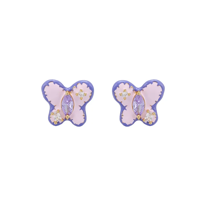 Серьги ROAELOVE с цирконием женские