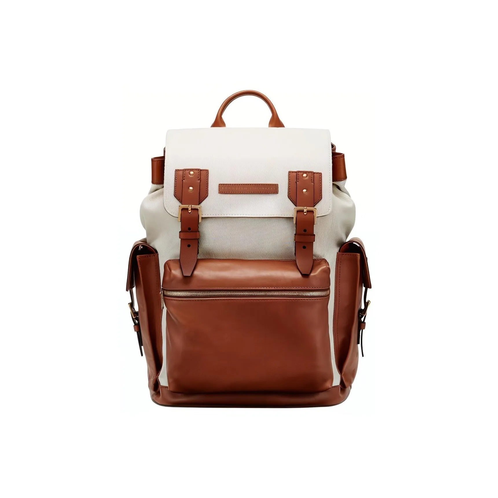 Brunello Cucinelli Logo-patch Leather Backpack