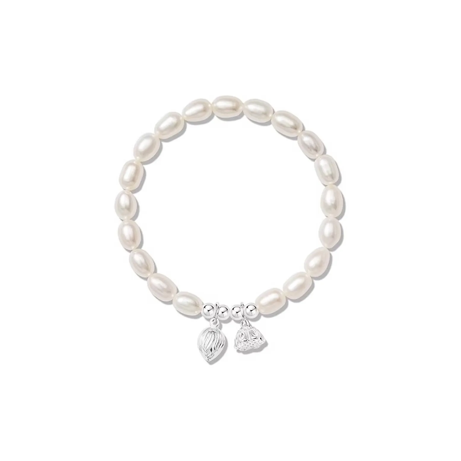 HOLLY RYAN Freshwater Pearl New Chinese Style Lotus Pod Joy Beaded Bracelet Women's Fashion Versatile