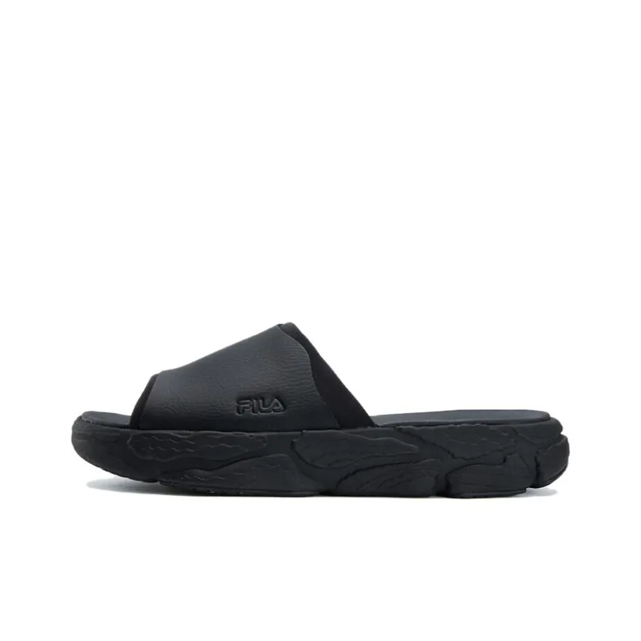 FILA Fern Slide Slippers Men's Black