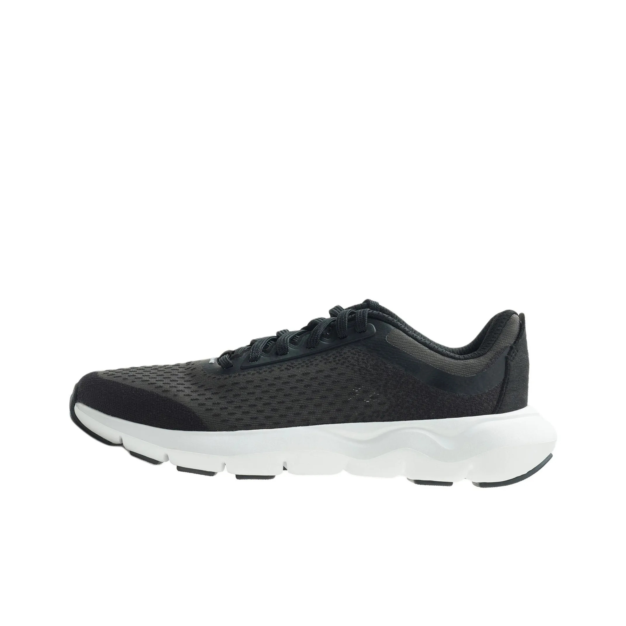 DECATHLON Cushioning, Wear Resistant Low Top Running Shoes Women's Black White