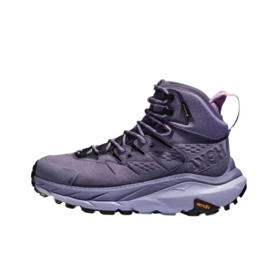 HOKA ONE ONE Kaha 2 Амортизаторы Шок Резистентность к Сцеплению Высокий Топ Альпинистская Обувь Женская Фиолетовая
