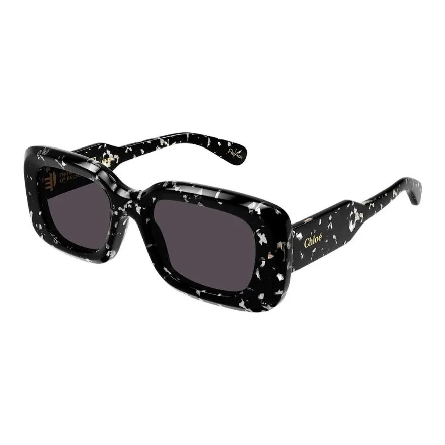 Chloe Acetate Square Sunglasses Women's Black