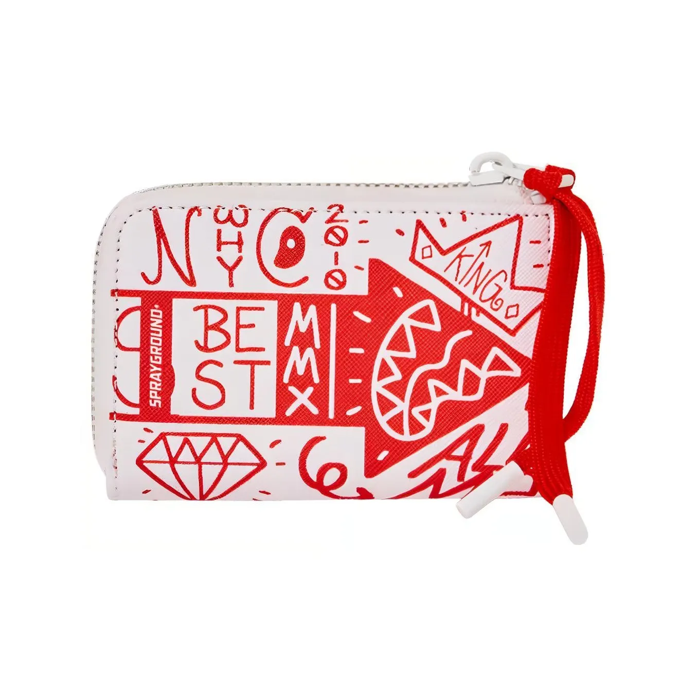 SPRAYGROUND PVC Поливинилхлорид Картхолдер Кошелек для монет Кошелек стандартный унисекс красный