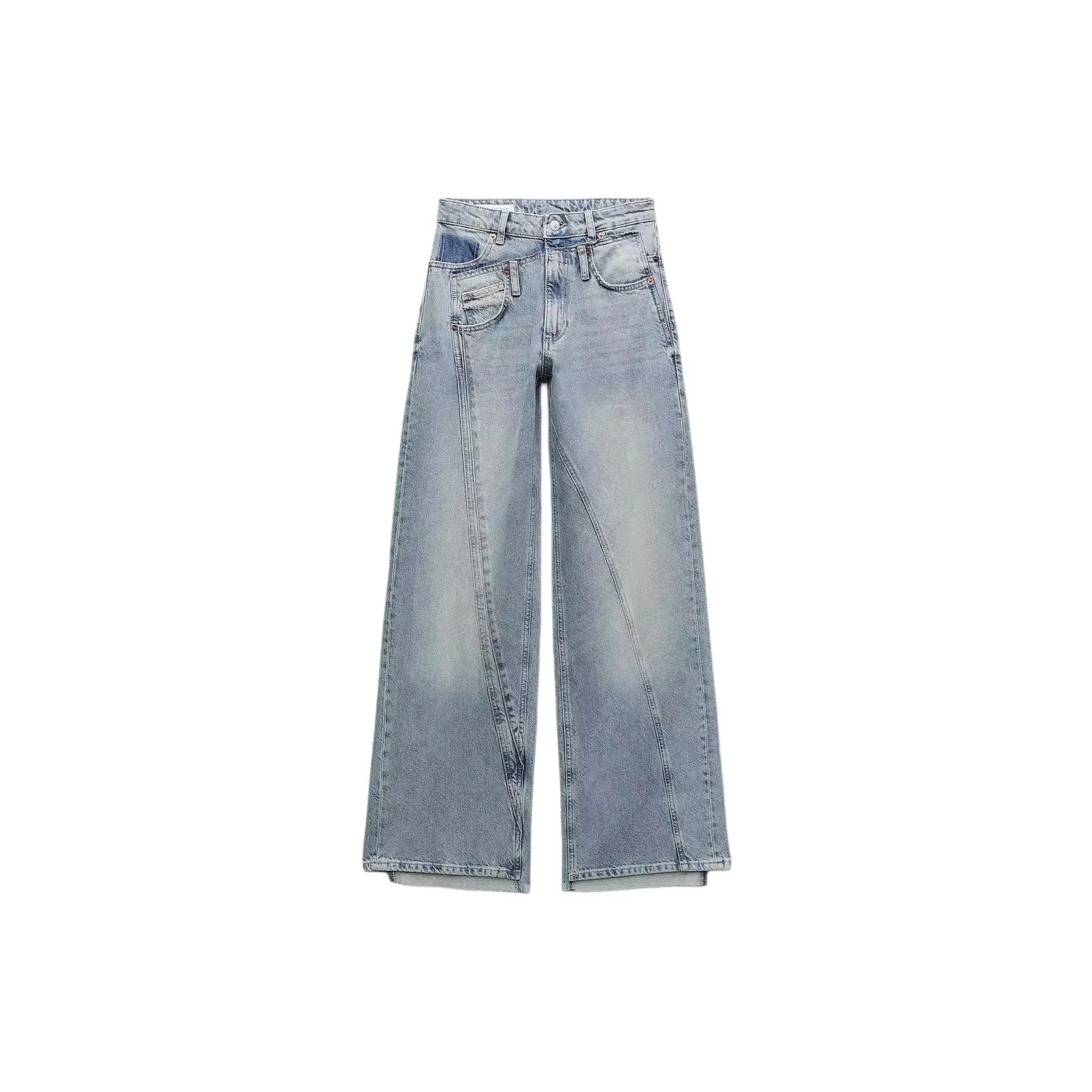 ZARA Синие Женские Джинсы